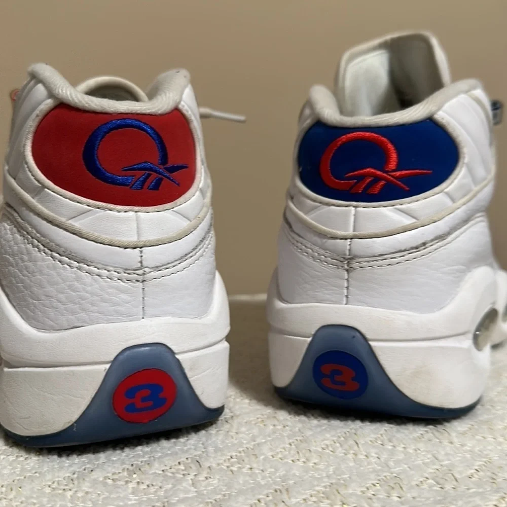Allen Iverson Sneakers REEBOK Question Mid Double Cross (Blue/Red)